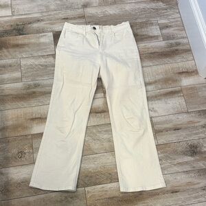 Buddy Love White Denim Jeans with Pink Logo Tag